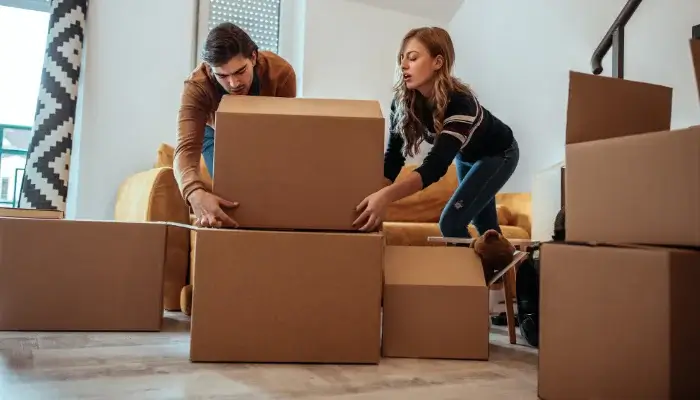 mudança de apartamento